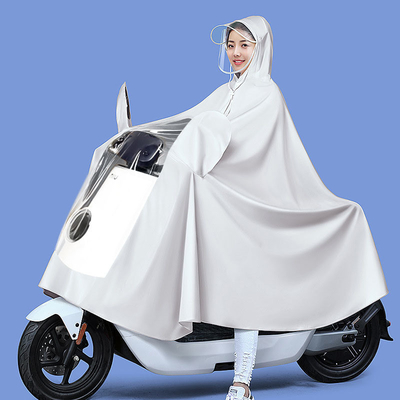 Ημερήσια Προϊόντα Ηλεκτρικό Αυτοκίνητο RAINWEAR Μη απορρίψιμο μονότρητο Παλτό Βροχής PVC Χρώμα Πόντσο