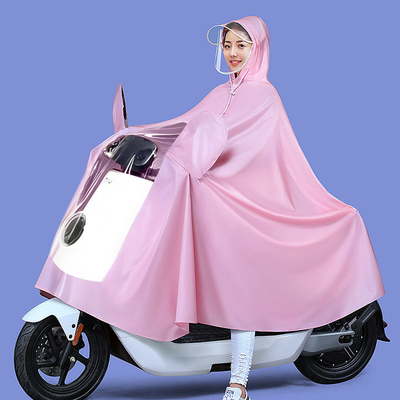 Ημερήσια Προϊόντα Ηλεκτρικό Αυτοκίνητο RAINWEAR Μη απορρίψιμο μονότρητο Παλτό Βροχής PVC Χρώμα Πόντσο