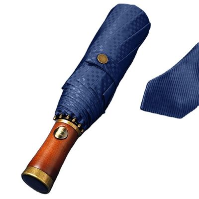 Προσαρμοσμένο λογότυπο Διαφημιστική ομπρέλα Διπλή αδιάβροχη Ένα κλικ ανοιχτή και φιλική προς το ταξίδι