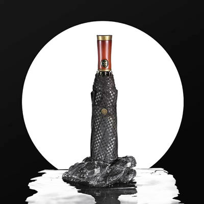 Προσαρμοσμένο λογότυπο Διαφημιστική ομπρέλα Διπλή αδιάβροχη Ένα κλικ ανοιχτή και φιλική προς το ταξίδι