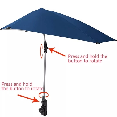 Ευέλικτη λύση εφοδιαστικής αλυσίδας All in 1 Outdoor Camping Convenience Clamp Clip Umbrella
