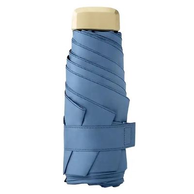 Πέντε Fold 6k UV ηλιακή ομπρέλα Mini αναδιπλούμενη τσέπη ομπρέλα δώρο με 87cm ανοιχτή διάμετρο