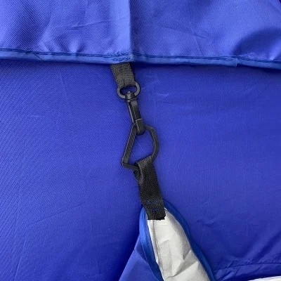 Πολυλειτουργική σκηνή συνάθροισης Παραλιακή ομπρέλα για προστασία από την υπεριώδη ακτινοβολία και αιολικό σχέδιο