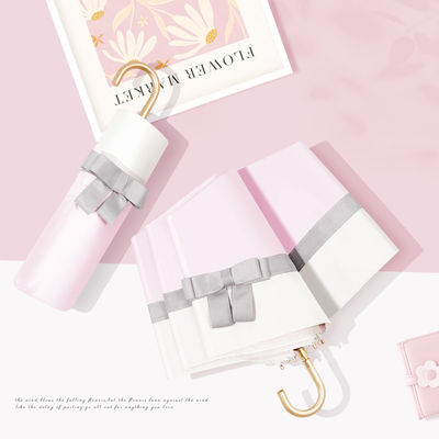 Προσαρμοσμένη καμπυλωτή λαβή Ηλιακή ομπρέλα Προστασία από την υπεριώδη ακτινοβολία