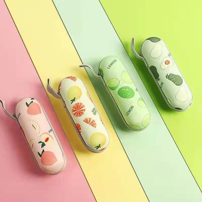 Προσαρμοσμένη 5 διπλής μίνι τσέπη ομπρέλα αντηλιακή προστασία UV ηλιακή ομπρέλα κάψουλα φρούτα ηλιακή ομπρέλα