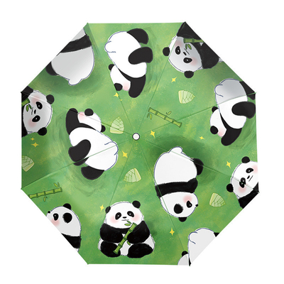 Πλήρως αυτόματη ομπρέλα σχεδιασμού Panda για παιδιά και ενήλικες