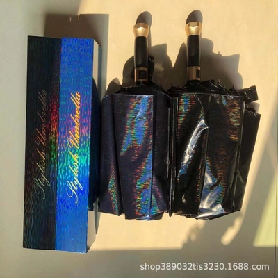 Φάμα από γυαλί Popular Style Luxury Laser Magic Umbrella με εξατομικευμένη εκτύπωση λογότυπου
