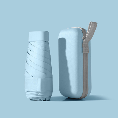 Χονδρικό Mini Umbrella UV Block 6 διπλή συσκευή κάρτας εύκολη μεταφορά μικροσκοπική ομπρέλα