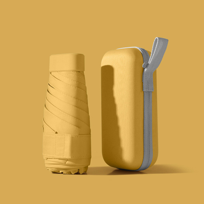 Χονδρικό Mini Umbrella UV Block 6 διπλή συσκευή κάρτας εύκολη μεταφορά μικροσκοπική ομπρέλα